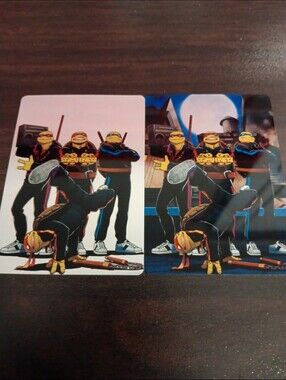 Teenage mutant ninja turtles Hip Hop Homage Day/Night Metal Cards lim 50